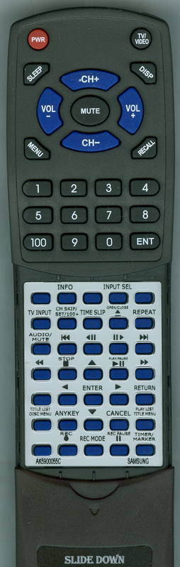SAM DVDR150 Replacement Remote Control