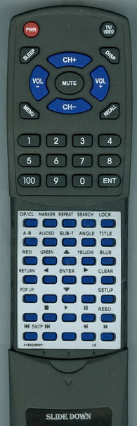 LG RTAKB32293201 Replacement Remote