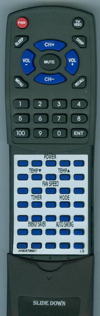 LG RTAKB35706901 Replacement Remote
