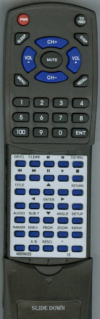 LG RTAKB35840202 Replacement Remote