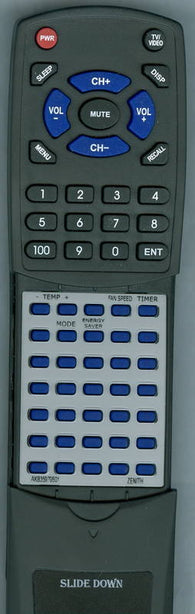 ZENITH ZW6500R Replacement Remote
