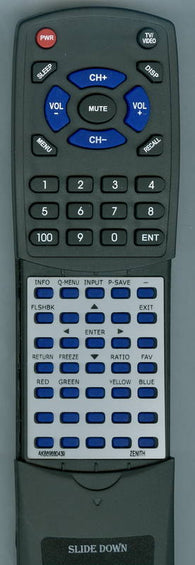 ZENITH Z42PT320 Replacement Remote