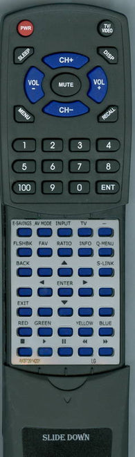 LG 50PJ350C Replacement Remote