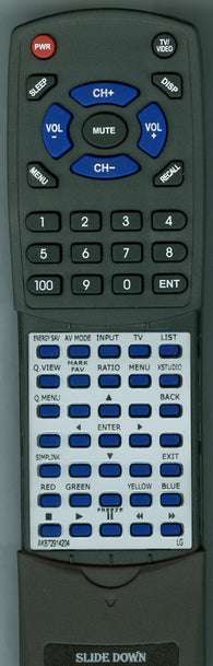 LG RTAKB72914204 Replacement Remote