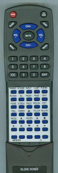 LG 50PW3503D Replacement Remote