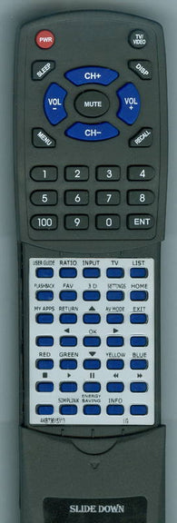 LG 50PM6700 MAIN Replacement Remote