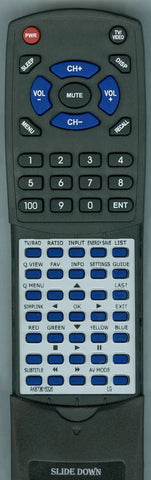 LG AGF76578718 Replacement Remote