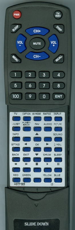 LG LH500 series Replacement Remote Control