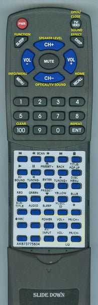 LGINSERT AKB73775604 Replacement Remote