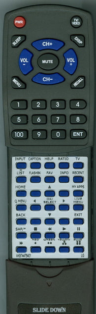 LG 49UF6400 Replacement Remote