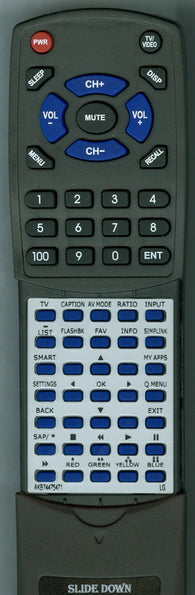 LG 55LF6090 Replacement Remote