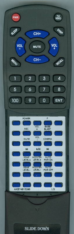 LG LASC55 Replacement Remote Control - Thumbnail 4