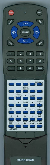 LG RTAKB75455602 Replacement Remote