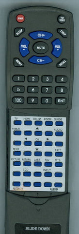 ALLEGRA ALG-32LC1A Replacement Remote