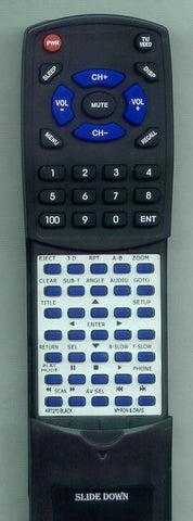 MYRONDAVIS ADVD270BLACK Replacement Remote