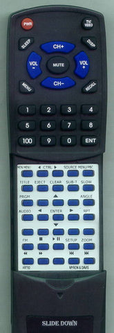 MYRONDAVIS RTART92 Replacement Remote
