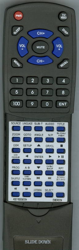EMERSON AFA0009C034 Replacement Remote Control