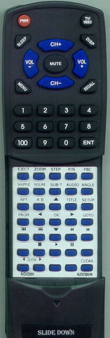 AUDIOBAHN RTAVDVD05N Replacement Remote