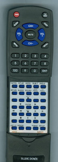 AUDIOVOX RTAVE9103 Replacement Remote