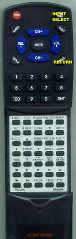 AUDIOBAHN AVM372DVD Replacement Remote