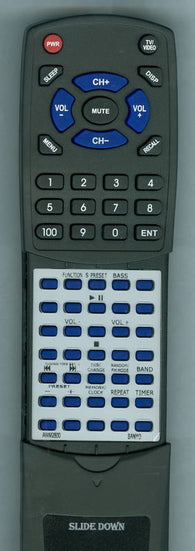 SANYO RTAWM2800 Replacement Remote