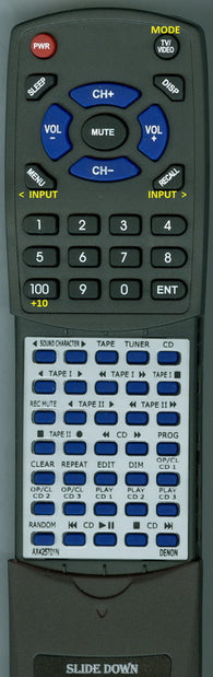 DENONINSERT UPA700 Replacement Remote