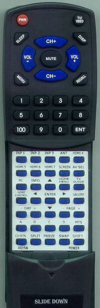 PIONEER RTAXD1549 Replacement Remote