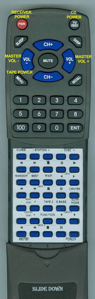 PIONEERINSERT VSX406 Replacement Remote
