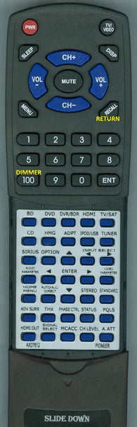 PIONEERINSERT VSX53 Replacement Remote