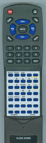 AXIONINSERT AXN6879REMOTE Replacement Remote