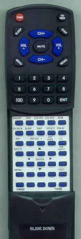 TOSHIBA AZ684003 Replacement Remote
