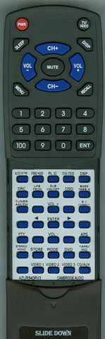 CA RTAZUR540RV3 Replacement Remote