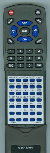 CAMBRIDGEAUDIO AZUR650R Replacement Remote