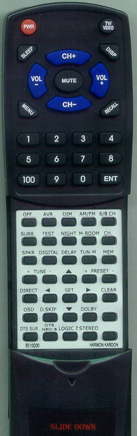 HARMANKARDON RTBE10A00 Replacement Remote