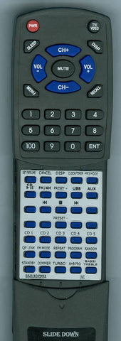 JVC RM-SUXG50A Replacement Remote