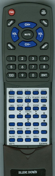BLACKMORE RTBMDTT6 Replacement Remote