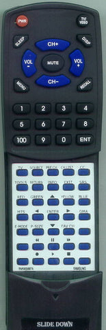 SAMSUNG PN50A450P1DXZA Replacement Remote