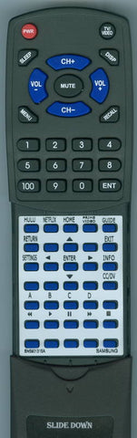 SAMSUNG RU7100 series Replacement Remote
