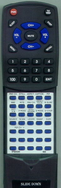 AKAI PT4298HDSC Replacement Remote