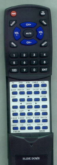 SAMSUNG HLT7288WX Replacement Remote