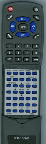 OPTOMA EP709 Replacement Remote