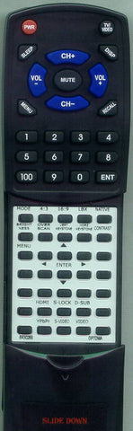 OPTOMA BR3028B Replacement Remote