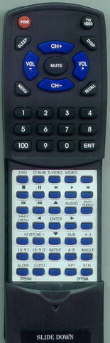 OPTOMA DV11 Replacement Remote