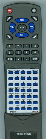OPTOMA RTBR3056N Replacement Remote