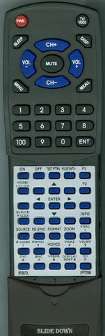 OPTOMA RTBR3070L Replacement Remote