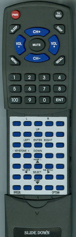 OPTOMA BR5028L Replacement Remote