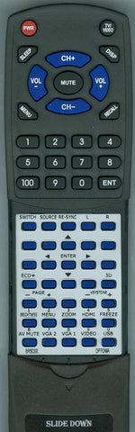 OPTOMA TW6353D Replacement Remote