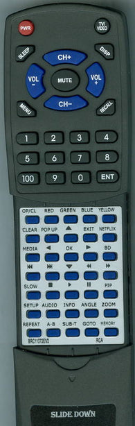 RCA BRC11072EV2 Replacement Remote