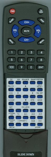 GATEWAY CQP42M403 Replacement Remote