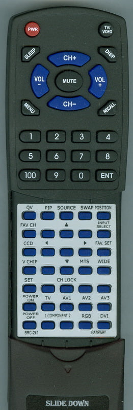 ELECTROGRAPH BRC-241 Replacement Remote Control